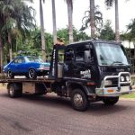 Towing Blue car—Towing and Transport in NT