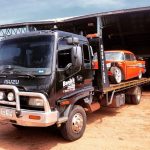 Towing Orange Truck—Towing and Transport in NT