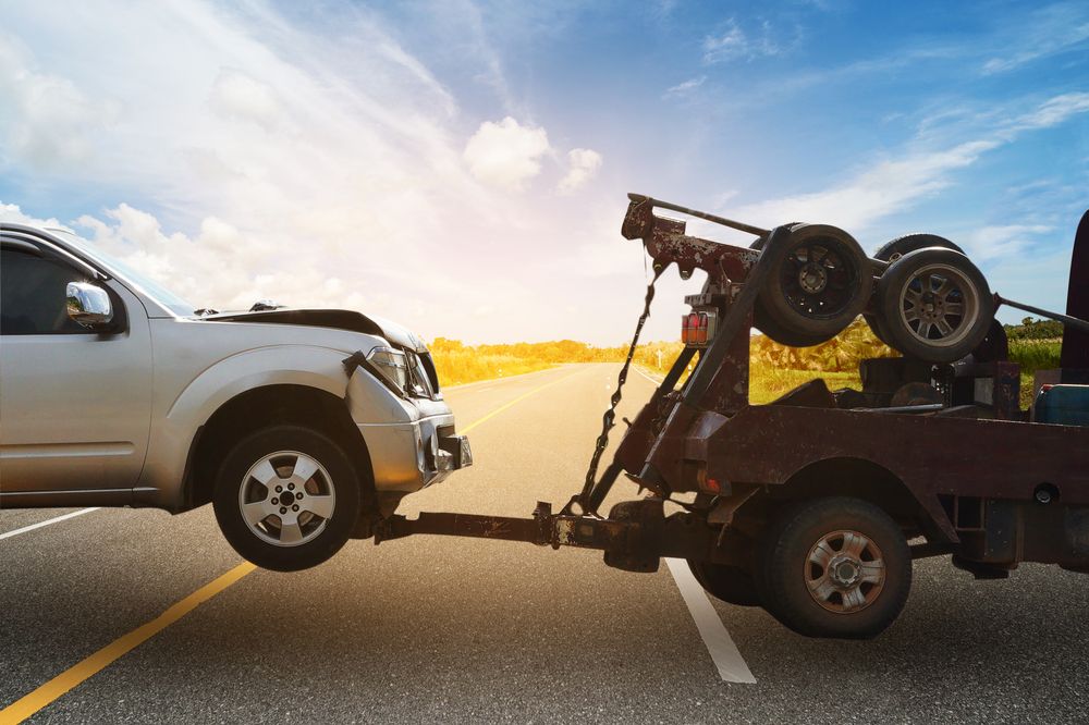 Car Being Towed — Towing and Transport in NT